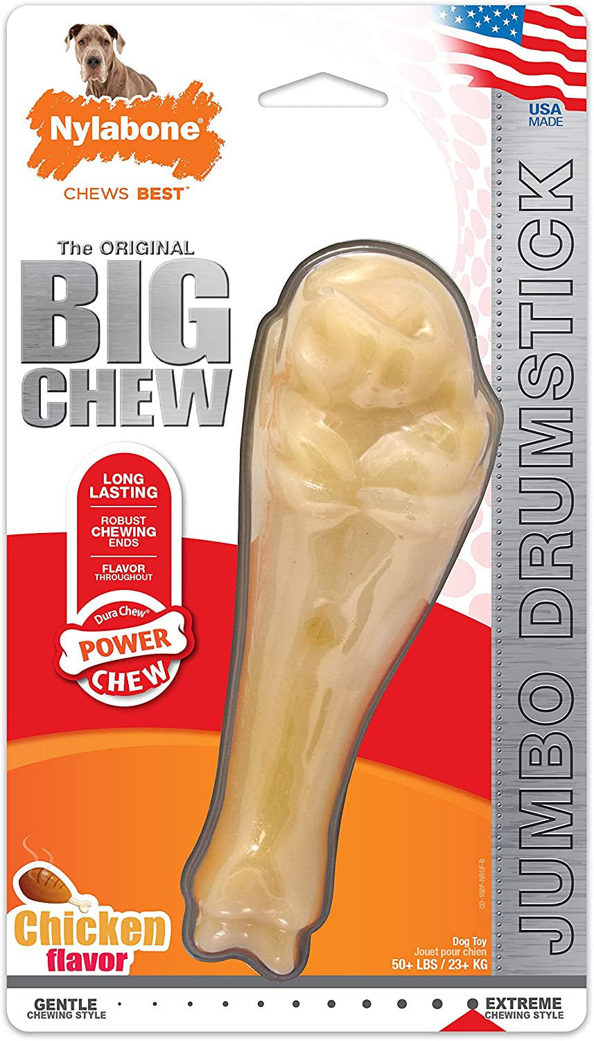 Power Chew Jumbo Drumstick Big Dog Chew Toy Drumstick Chicken Xx-Large/Monster (1 Count)