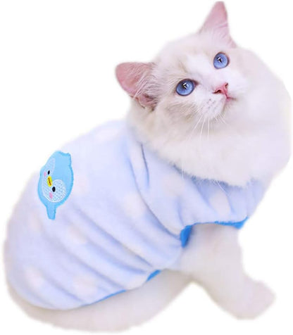 Dog Sweater Fleece Shirts Dog Girl Knitwear Puppy Cute Winter Warm Sweaters Classic Kitten Thickening Pets Clothing