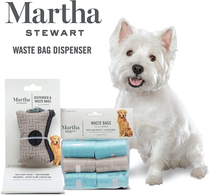 for Pets Pet Poop Waste Bags | 120 Large Unscented Doggie Bags for a Quick Cleanup | Tear-Resistant Dog Waste Bags, 8 Rolls, FF10388